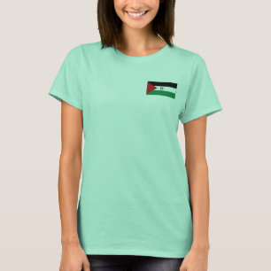 West-Sahara-Flagge + Karte T-Shirt