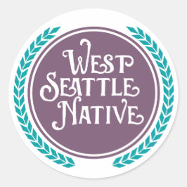 West Seattle Native Aufkleber