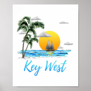 West-Segelfinale mit Küstenschlüssel Poster
