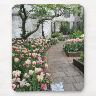 West Side Community Garden Tulip New York City NYC Mousepad
