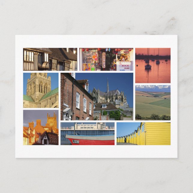 West Sussex Postkarte (Vorderseite)