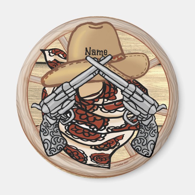 West Texas Cowboy Magnet (Vorne)