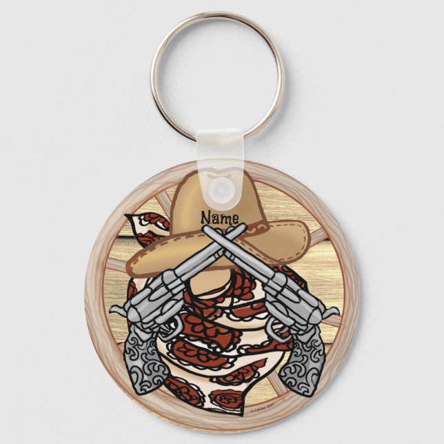 West Texas Cowboy Schlüsselanhänger (Vorderseite)