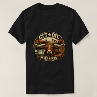 West Texas Rinder-Öl-Erbe T-Shirt