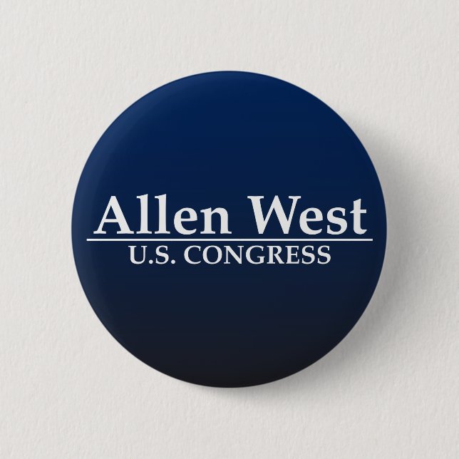West-US Kongreß Allens Button (Vorderseite)