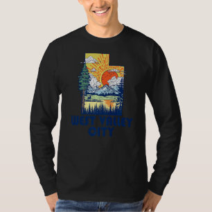 West Valley City Utah Natur Staatsstolz Gebirge T-Shirt