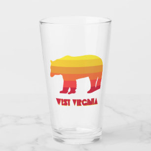 West Virginia Bear Glas