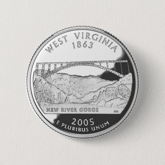 West-Virginia Button (Vorderseite)