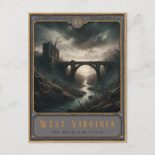 West Virginia   Carte postale Art gothique