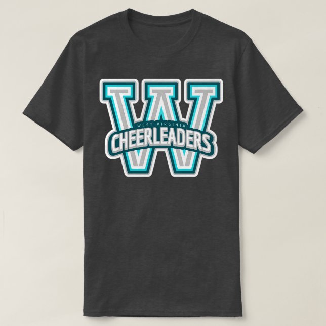 West Virginia Cheerlead TShirt (Design devant)