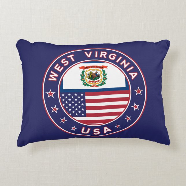 West Virginia Dekokissen (Vorderseite)