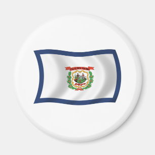 West-Virginia-Flag-Magnet Magnet