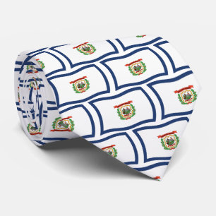 West Virginia-Flagge Krawatte