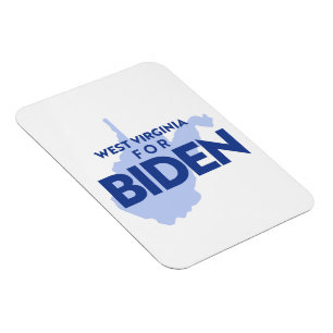 West Virginia für Biden Magnet
