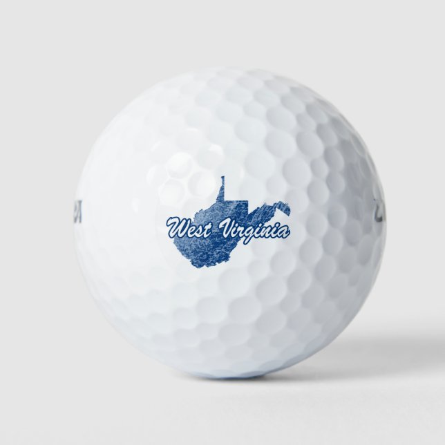 West Virginia Golfball (Vorderseite)