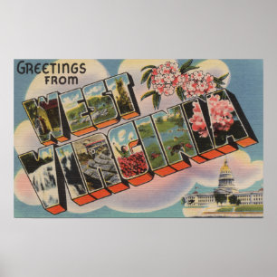 West Virginia (Hauptstadts-Gebäude) Poster