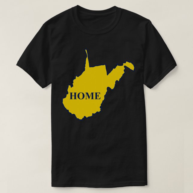 West Virginia Home TShirt (Design devant)