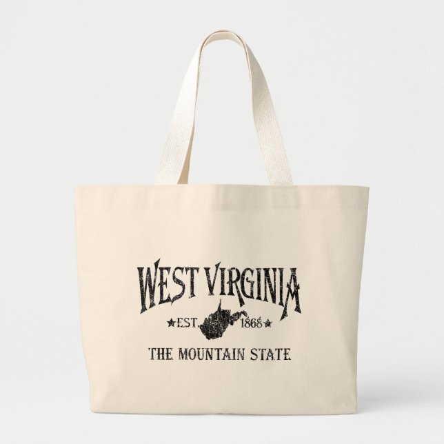 West Virginia Jumbo Stoffbeutel (Vorne)