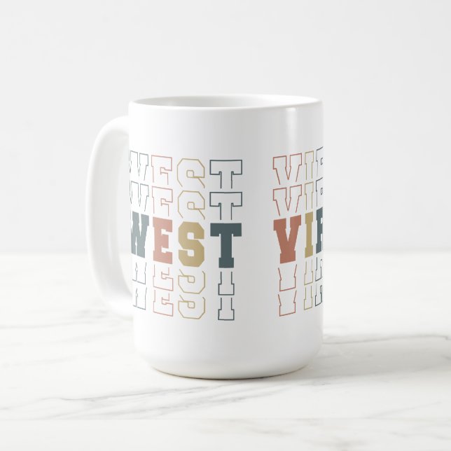 West Virginia Kaffeetasse (Vorderseite Links)