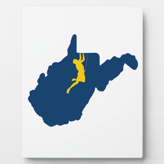 West Virginia Klettern Fotoplatte (Vorderseite)