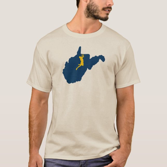 West Virginia Klettern T-Shirt (Vorderseite)