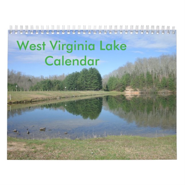 West Virginia Lake Calendar Kalender (Titelbild)
