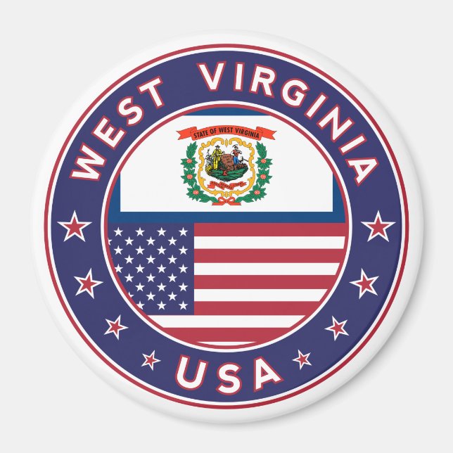 West Virginia Magnet (Vorne)
