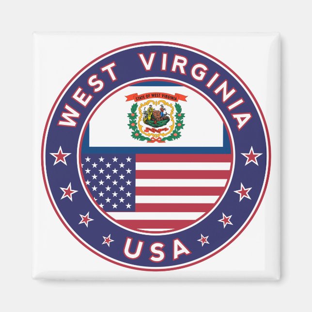 West Virginia Magnet (Vorne)