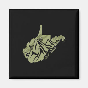 West Virginia Mountainbike fahren Wv Radfahren Bun Magnet