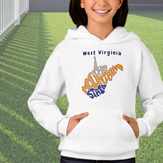 West Virginia Nickname Word Art Hoodie (Von Creator hochgeladen)