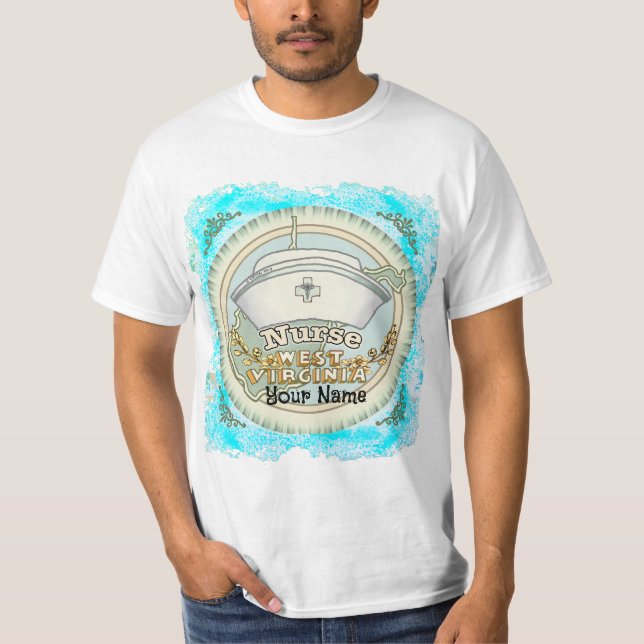 West Virginia Nurse t-shirt (Devant)