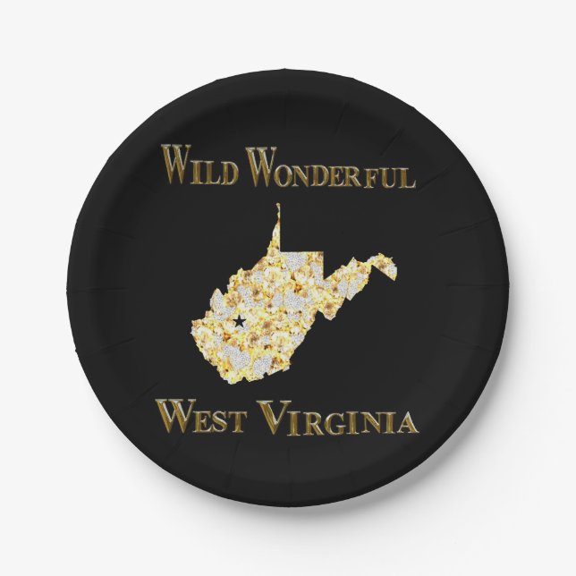 WEST VIRGINIA PAPPTELLER (Vorderseite)