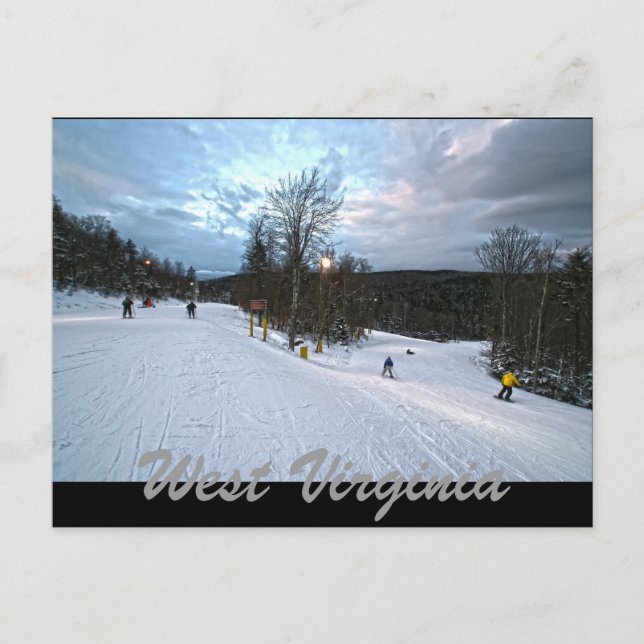 WEST VIRGINIA POSTKARTE (Vorderseite)