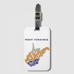 West Virginia Spitzname Wortkunst Gepäckanhänger