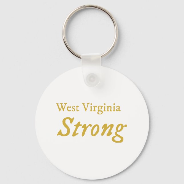 West Virginia Strong Schlüsselanhänger (Vorderseite)