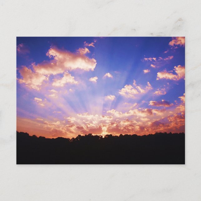 West Virginia Sunrise Postkarte (Vorderseite)