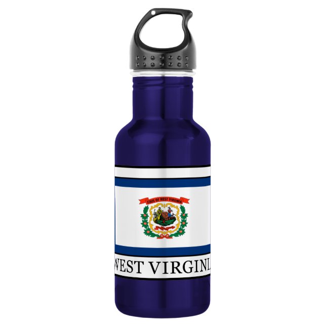 West Virginia Trinkflasche (Vorderseite)