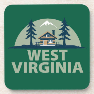 West Virginia, USA Getränkeuntersetzer