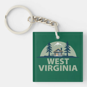 West Virginia, USA Schlüsselanhänger