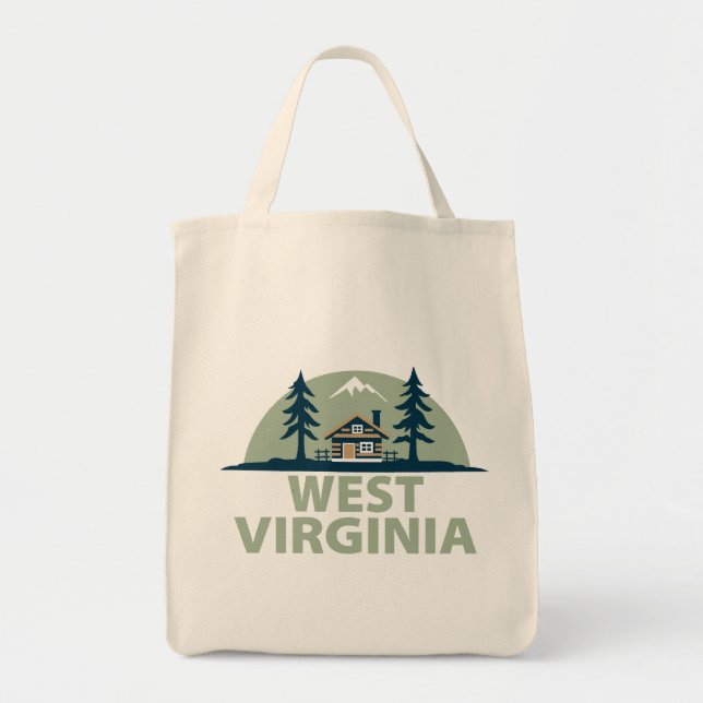 West Virginia, USA Tragetasche (Vorne)