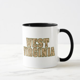 West Virginia Vintag Tasse