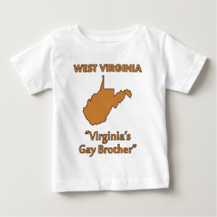 West Virginia - Virginias schwuler Bruder Baby T-shirt