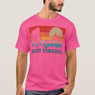 West Virginia Washington Bigfoot Vintage Berg T-Shirt