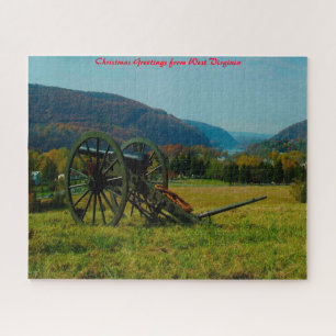 West Virginia. Weihnachtsgrüße