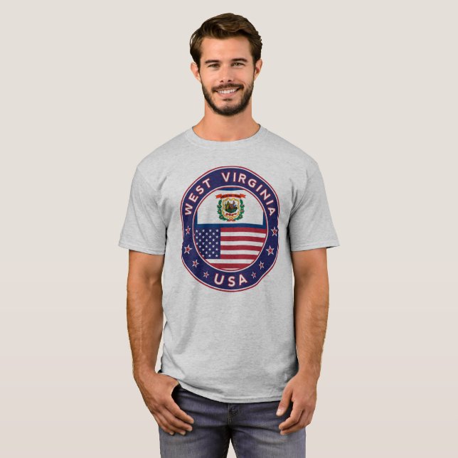West Virginia, West Virginia, legging, t-shirt, T-Shirt (Vorne ganz)