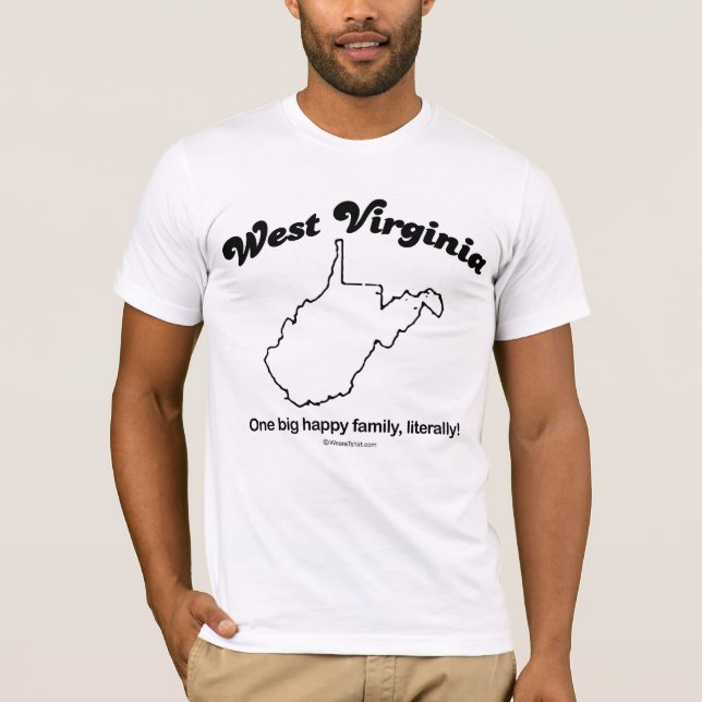 WEST VIRGINIA - "WEST- VIRGINIAStaats-MOTTO" T-Shirt (Vorderseite)