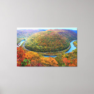 West Virginia Wild und Wunderbar in Herbst Leinwan Leinwanddruck