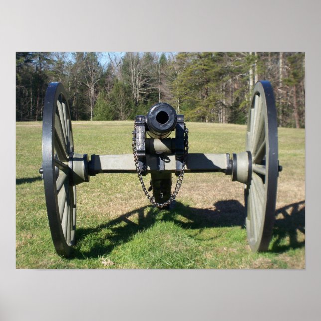 West Virginia Zivile Gewerkschaft Krieg Cannon Pri Poster (Vorne)