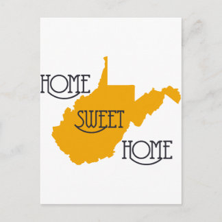 West Virginia Zuhause Sweet Zuhause von US Custom Postkarte