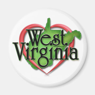 West- VirginiaLiebe-Umarmung Magnet